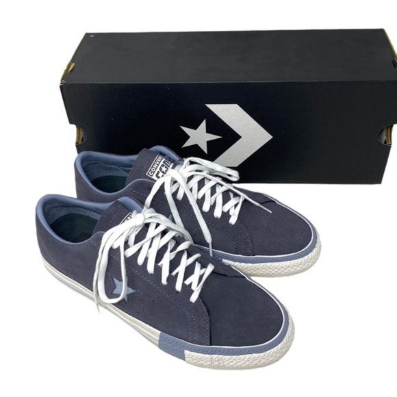 Converse One Star Pro Suede Shoes Gray For Women Low Top Casual Sneakers A07972C - Picture 7 of 9